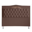 Ver imagem 1 de Cabeceira de Cama Box Madri Casal Queen 160 Cm Suede Rosê Eli Móveis e Decoração