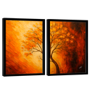 Ver imagem 3 de Quadro Decorativo Árvore da Vida Espatulada Duo