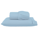 Ver imagem 1 de Kit Lençol de Cama Solteiro com Elástico e Fronha 200 Fios Algodão 3 Peças Ponto Palito Anti-pilling