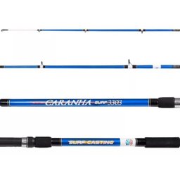 Vara Pesca Praia 3,30 Metros Albatroz Caranha 60 Libras Azul - 4