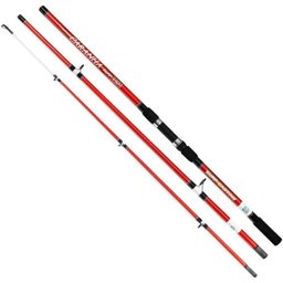 Vara Pesca Praia 3,30 Metros Albatroz Caranha 60 Lb vermelha - 4