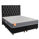 Ver imagem 1 de Conjunto Cama Box Blindado Casal + Colchão D23 Pro Inducol + Cabeceira