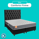 Ver imagem 4 de Conjunto Cama Box Blindado Casal + Colchão D23 Pro Inducol + Cabeceira