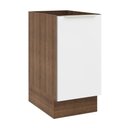 Ver imagem 1 de Balcão 40 Cm 1 Porta (sem Tampo) Rustic/Branco Veludo