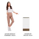 Ver imagem 7 de Balcão 40 Cm 1 Porta (sem Tampo) Rustic/Branco Veludo