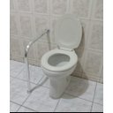 Ver imagem 2 de Barra de Apoio para Vaso Sanitário em L 60x50 cm em Alumínio