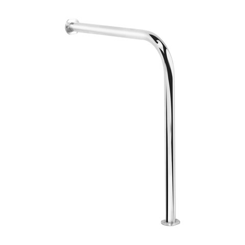 Barra de Apoio para Vaso Sanitário em L 60x50 cm em Alumínio