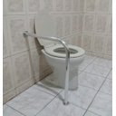 Ver imagem 3 de Barra de Apoio para Vaso Sanitário em L 60x50 cm em Alumínio