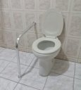 Ver imagem 4 de Barra de Apoio para Vaso Sanitário em L 60x60 Cm em Alumínio