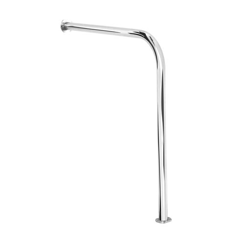 Barra de Apoio para Vaso Sanitário em L 70x70 cm em Alumínio