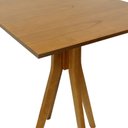 Ver imagem 4 de Mesa Bistrô Sevilha Madeira Maciça e Tampo Quadrado - Amêndoa - Tampo 80x80 Laminado Cinamomo