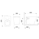 Ver imagem 3 de Vaso Sanitário Convencional Saída Vertical Gap Branco Roca