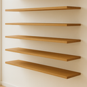 Ver imagem 2 de 5 Prateleiras Mdf 30x100cm para Sala sem Suporte 18mm