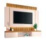 Painel Home Suspenso ILLusion 1.8 para TV até 55 Polegadas 2 Portas e Fitas de LED Off White/Carvalh - 1