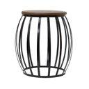 Ver imagem 2 de Banco Seat Garden Madeira e Metal Preto Medida 49x35cm