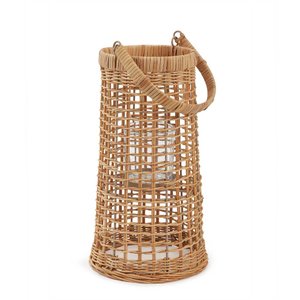 Lanterna Decorativa em Fibra Natural 38,5cm 18345 Mart