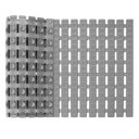 Ver imagem 2 de Tapete para Banheiro Antiderrapante Cinza Deck Linear 38x69cm Tbidblcz32 Kapazi