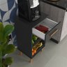 Balcão Fruteira Multiuso para Copa Cozinha Fenix:preto - 3