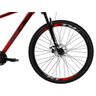 Bicicleta Mtb Aro 29 Kog 21 Velocidades com Freios a Disco Cor:vermelho+preto;tamanho:19 - 4