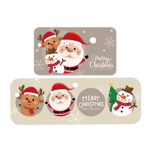 Jogo de Tapetes de Cozinha Natalinos Noel e Animais Capa de Almofada