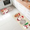 Jogo de Tapetes de Cozinha Natalinos Noel e Animais Capa de Almofada - 2