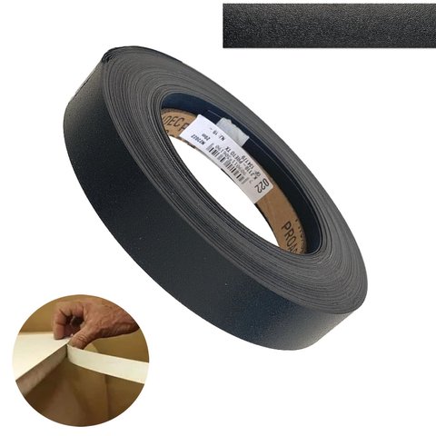 Fita de Borda Pvc Preto Tx 22mm X 300m Proadec