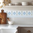 Ver imagem 1 de Faixa Decorativa Adesiva (autocolante) - Clássico Provençal Azul