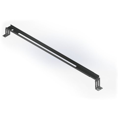 Barra de Apoio Preta 60 cm para Fixação de TV em Portas de Correr e Painéis 1Peça