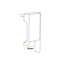 Ver imagem 4 de Ponteira Acabamento Cromado Perfil Rm-175/190 Embutir Rometal