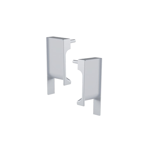 Ponteira Acabamento Cromado Perfil Rm-175/190 Embutir Rometal