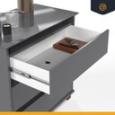 Ver imagem 4 de Mini Cômoda/mesa de Cabeceira 3 Gavetas Ej Móveis