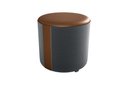 Ver imagem 1 de Puff Decorativo Sala Descando Copenhage Premium Veludo Cinza Matrix