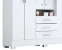 Ver imagem 3 de Guarda-Roupa Casal com Espelho 6 Portas Capelinha Débora Acp Branco