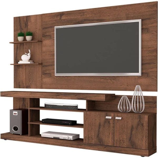 Estante Home Viena Para Tv de até 50 Polegadas Permobili Café ...