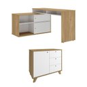 Ver imagem 1 de Conjunto Home: Escrivaninha Flex 6371 + Balcão 6217