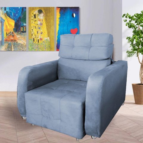 Poltrona Retratil e Reclinavel Safira Grafitte