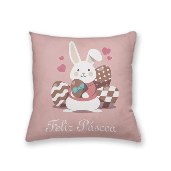 Kit 3 Almofadas Decorativas Own Coelho da Páscoa e Corações - 2