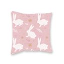 Ver imagem 2 de Kit 3 Almofadas Decorativas Own Páscoa Coelhos Fundo Rosa