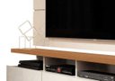 Ver imagem 4 de Rack com Painel para Tv até 70 Polegadas Vivare Off White com Freijó Giga Móveis
