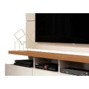 Ver imagem 4 de Rack com Painel para Tv até 70 Polegadas Vivare Off White com Freijó Giga Móveis