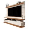 Rack com Painel para Tv até 70 Polegadas Vivare Off White com Freijó Giga Móveis - 2