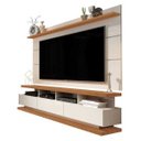 Ver imagem 2 de Rack com Painel para Tv até 70 Polegadas Vivare Off White com Freijó Giga Móveis