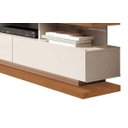 Ver imagem 5 de Rack com Painel para Tv até 70 Polegadas Vivare Off White com Freijó Giga Móveis