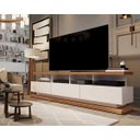 Ver imagem 1 de Rack para Tv Vivare Off White com Freijó - Giga Móveis