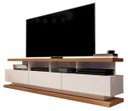 Ver imagem 4 de Rack para Tv Vivare Off White com Freijó - Giga Móveis