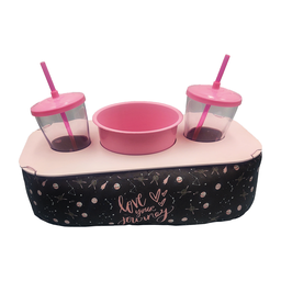 Almofada porta pipoca Zodiaco + Copos + Bandeja - 1 Almofada porta pipoca Zodiaco + Copos + Bandeja - 1