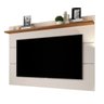 Painel para TV Vivare 180cm Off White com Freijó - Germai Móveis - 1