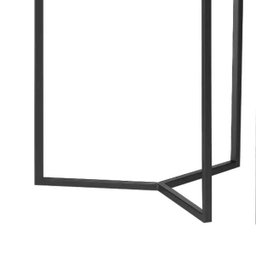 Conjunto Mesa de Apoio e Lateral Espelhada Preto - D'Rossi - 3