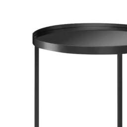 Conjunto Mesa de Apoio e Lateral Espelhada Preto - D'Rossi - 2