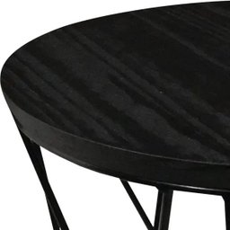 Mesa de Apoio Lateral em Metal Estilo Industrial - D'Rossi - 2